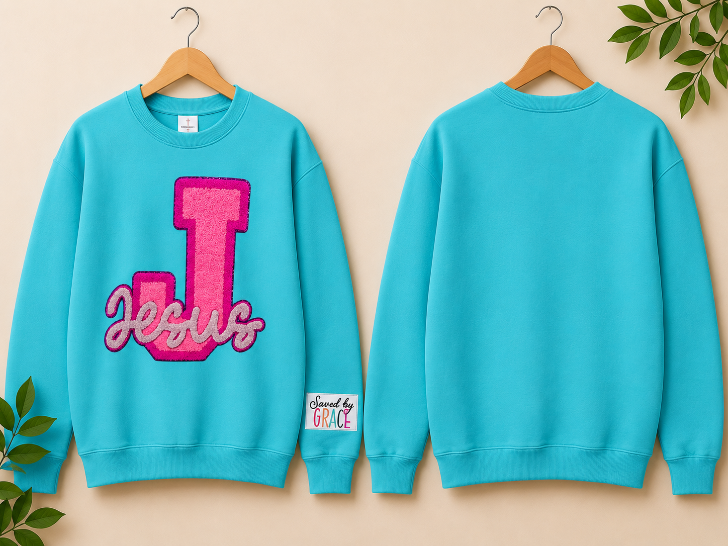 (J) Jesus Varsity Crewneck Sweatshirt